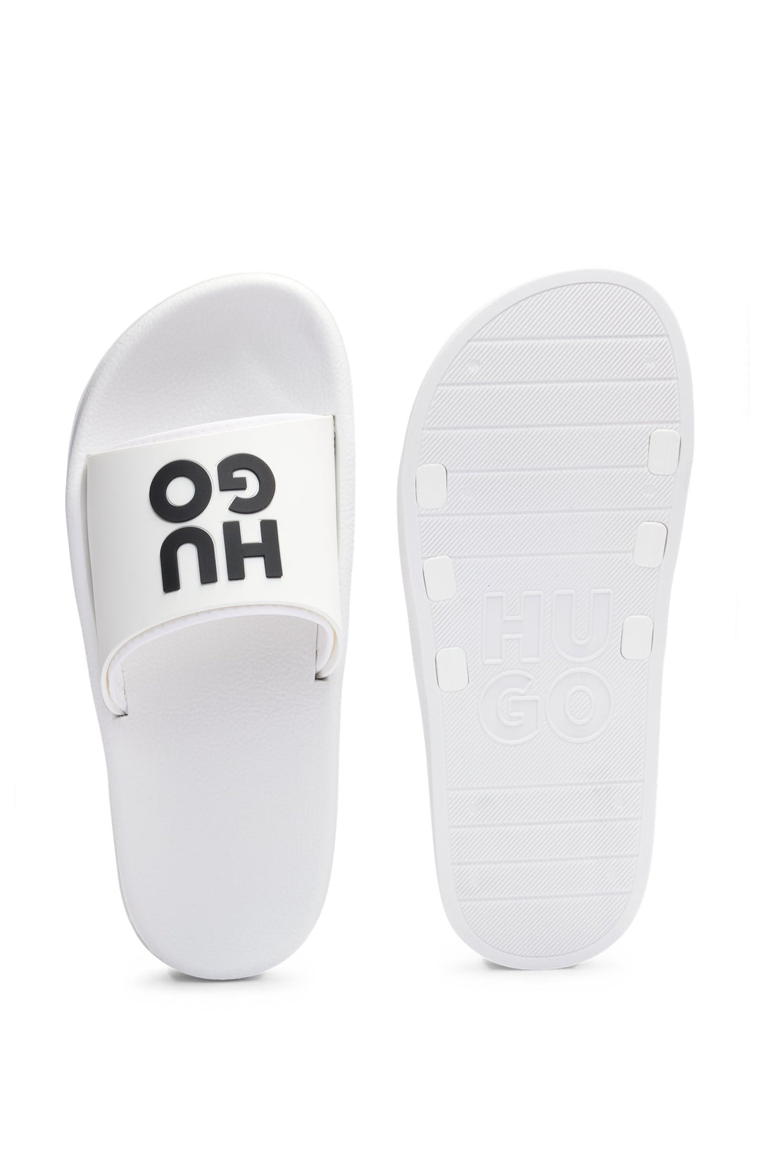HUGO RED Standard Sole Sandals in Artificial Leather - NIL_SLID_MDTPU_N 10249876 01-50497864- Concorde Fashion#color_white-100