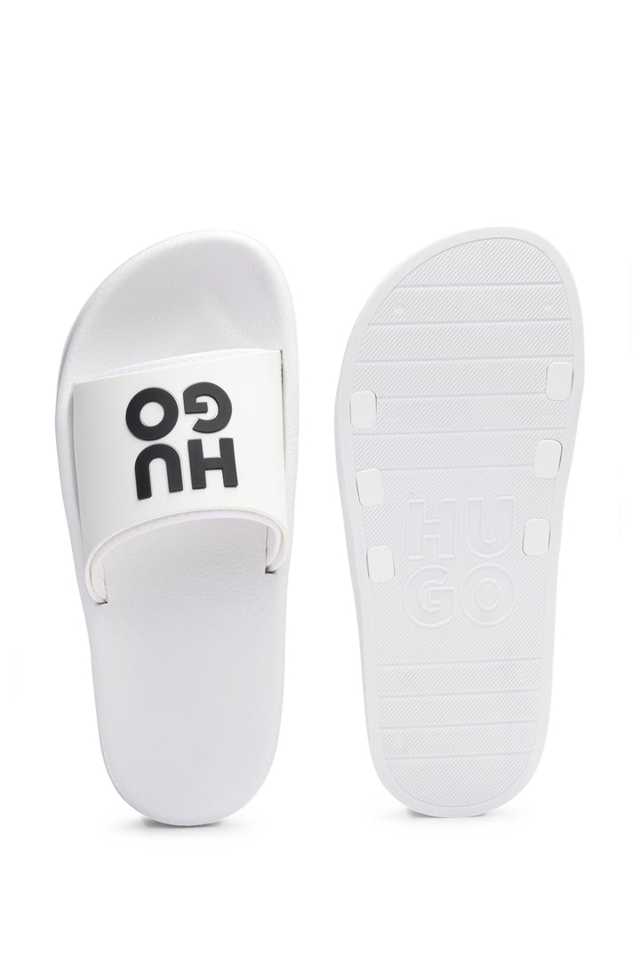 HUGO RED Standard Sole Sandals in Artificial Leather - NIL_SLID_MDTPU_N 10249876 01-50497864- Concorde Fashion#color_white-100