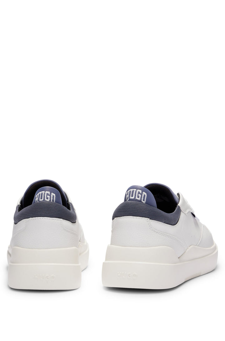 HUGO RED Standard Sole Sneakers in Leather - BLAKE_TENN_TBNA 10249945 01-50516931- Concorde Fashion#color_white-104