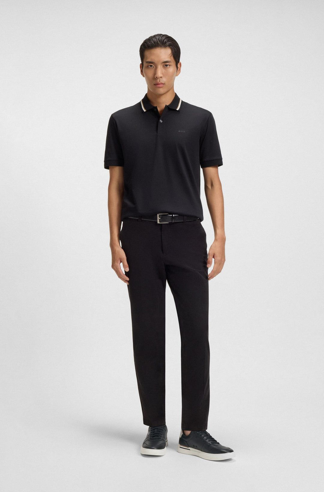 BOSS Sneakers Standard Sole - CLINT_TENN_LTVPN 50542538- Concorde Fashion#color_black-001