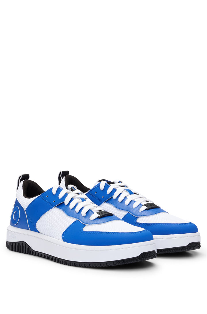 HUGO RED Standard Sole Sneakers in Polyester Mix - KILIAN_TENN_PUME_N 10249975 01-50514433- Concorde Fashion#color_blue-493