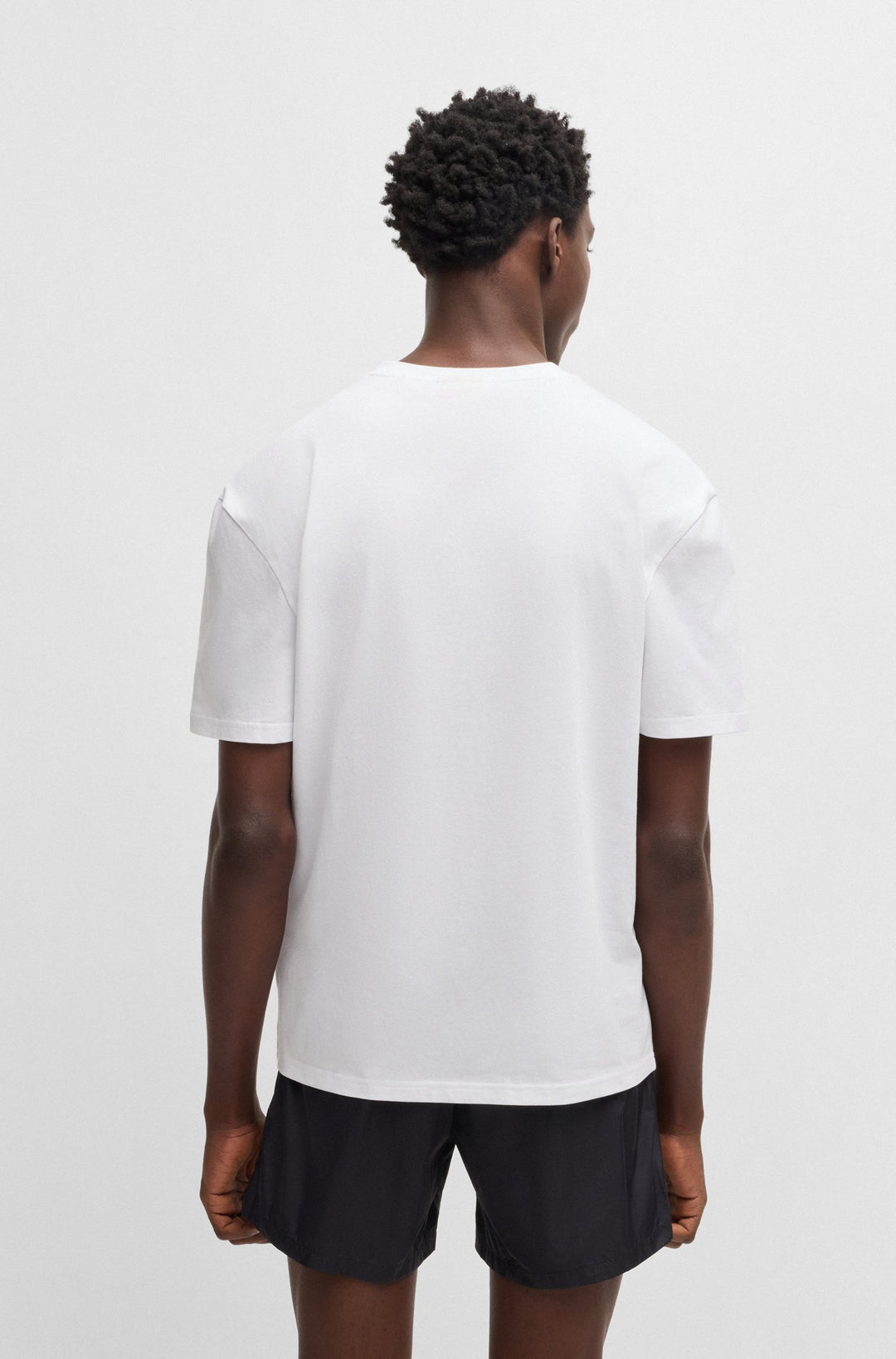 HUGO T-Shirts Relaxed Fit - T-SHIRT RN RELAXED 50493727- Concorde Fashion#color_white-100