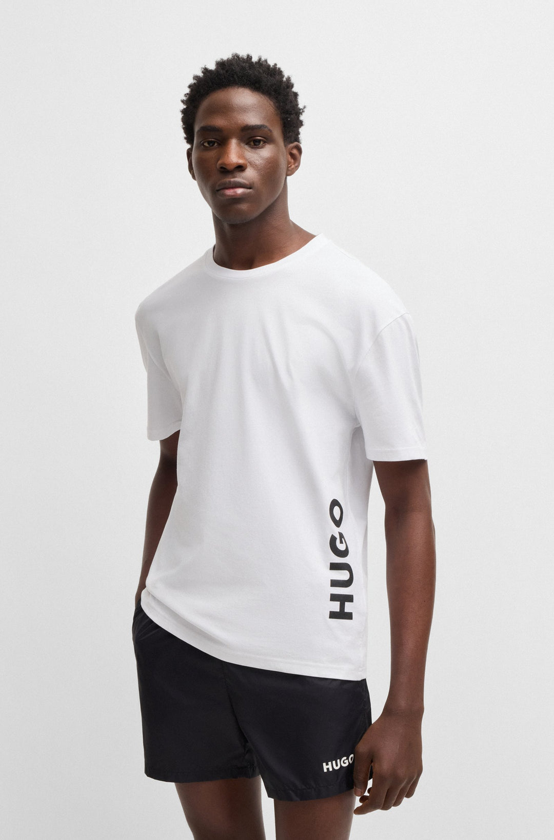 HUGO T-Shirts Relaxed Fit - T-SHIRT RN RELAXED 50493727- Concorde Fashion#color_white-100