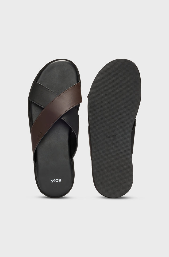 BOSS Sandals  - DARREL_SLID_CRPU 50541774- Concorde Fashion#color_black-002