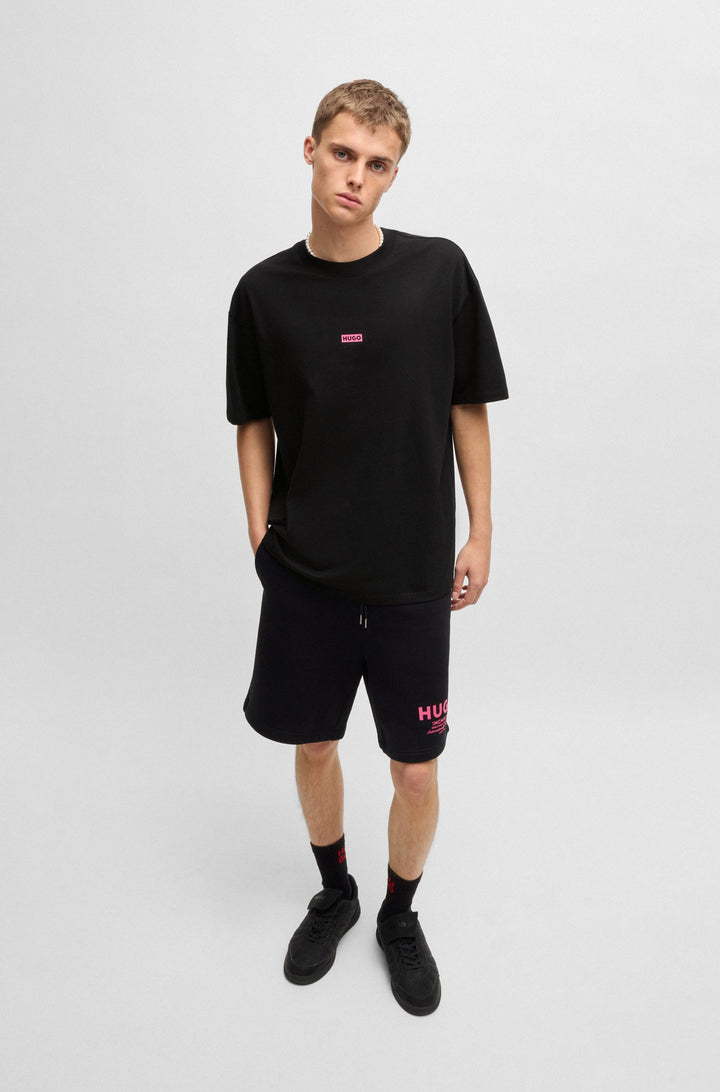 HUGO T-Shirts Loose Fit - NALONO 50509776- Concorde Fashion#color_black-003