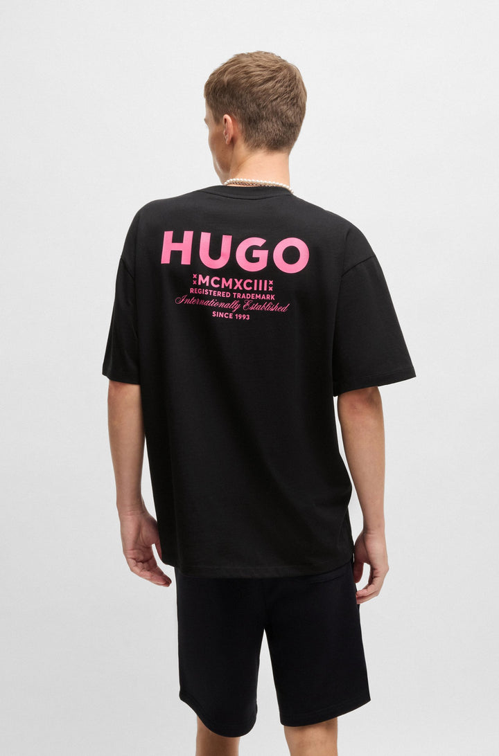HUGO T-Shirts Loose Fit - NALONO 50509776- Concorde Fashion#color_black-003