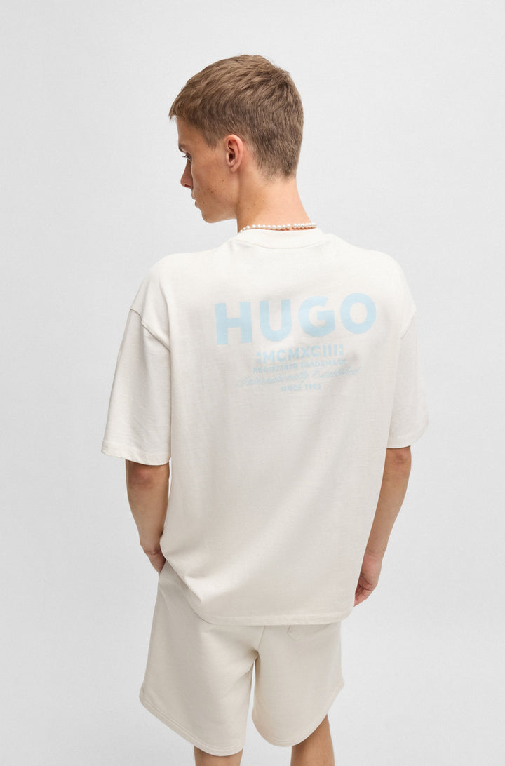 HUGO T-Shirts Loose Fit - NALONO 50509776- Concorde Fashion#color_white-124