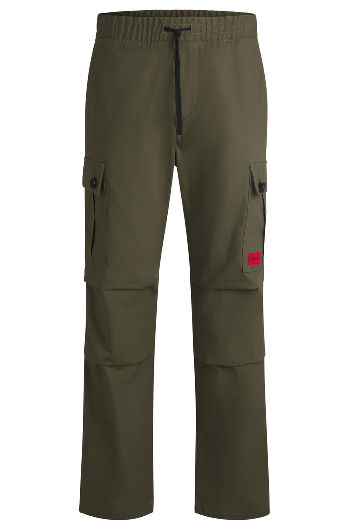 HUGO Trousers Regular Fit in Cotton - GARLO233 10250557 01-50493865- Concorde Fashion#color_beige-257