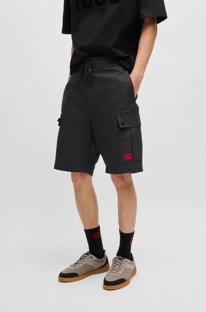 HUGO Trousers Regular Fit - GARLIO242 50510594- Concorde Fashion#color_black-001