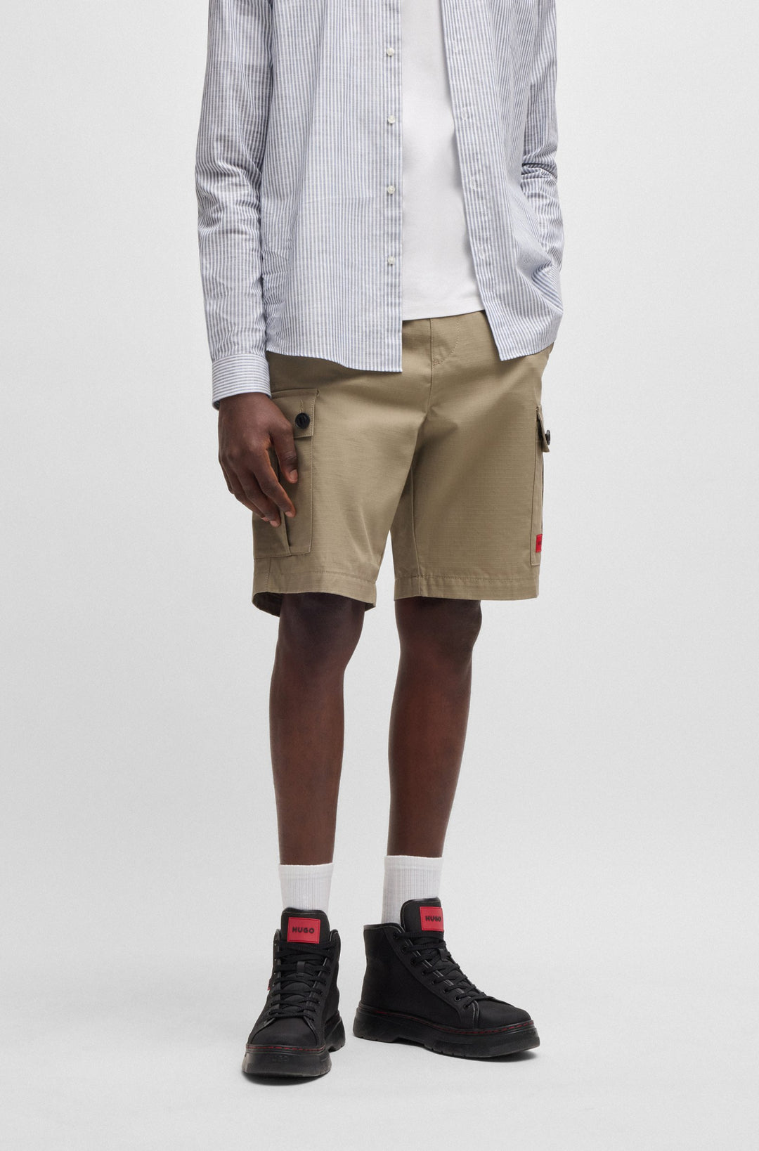 HUGO Trousers Regular Fit - GARLIO242 50510594- Concorde Fashion#color_brown-219