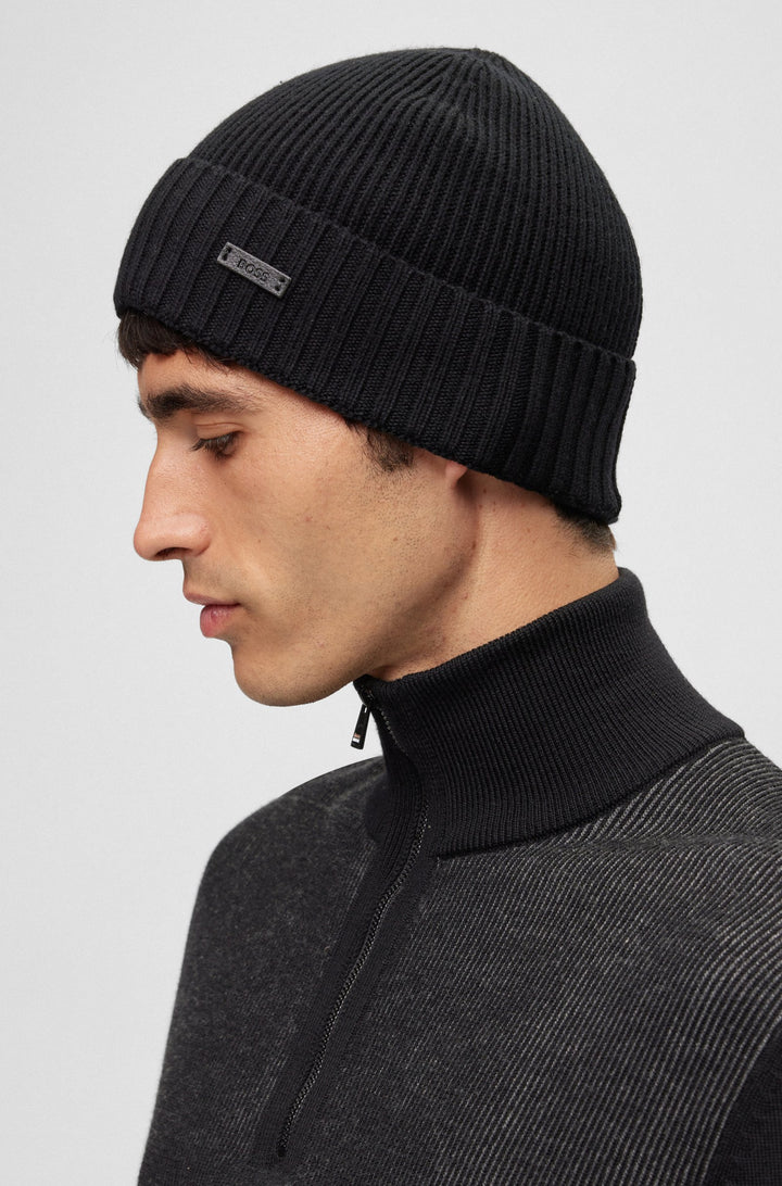 BOSS Hats in Wool - FATI 10250850 01-50495306- Concorde Fashion#color_black-001