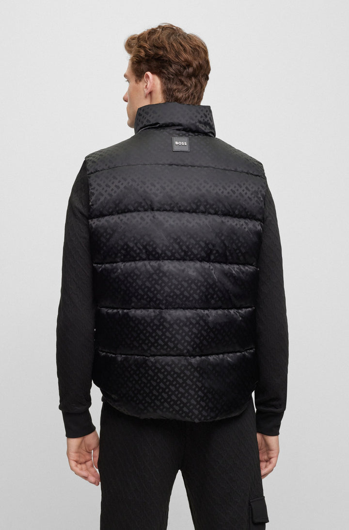 BOSS Regular Fit Vests in Nylon - CLONO 10250944 01-50497772- Concorde Fashion#color_black-001