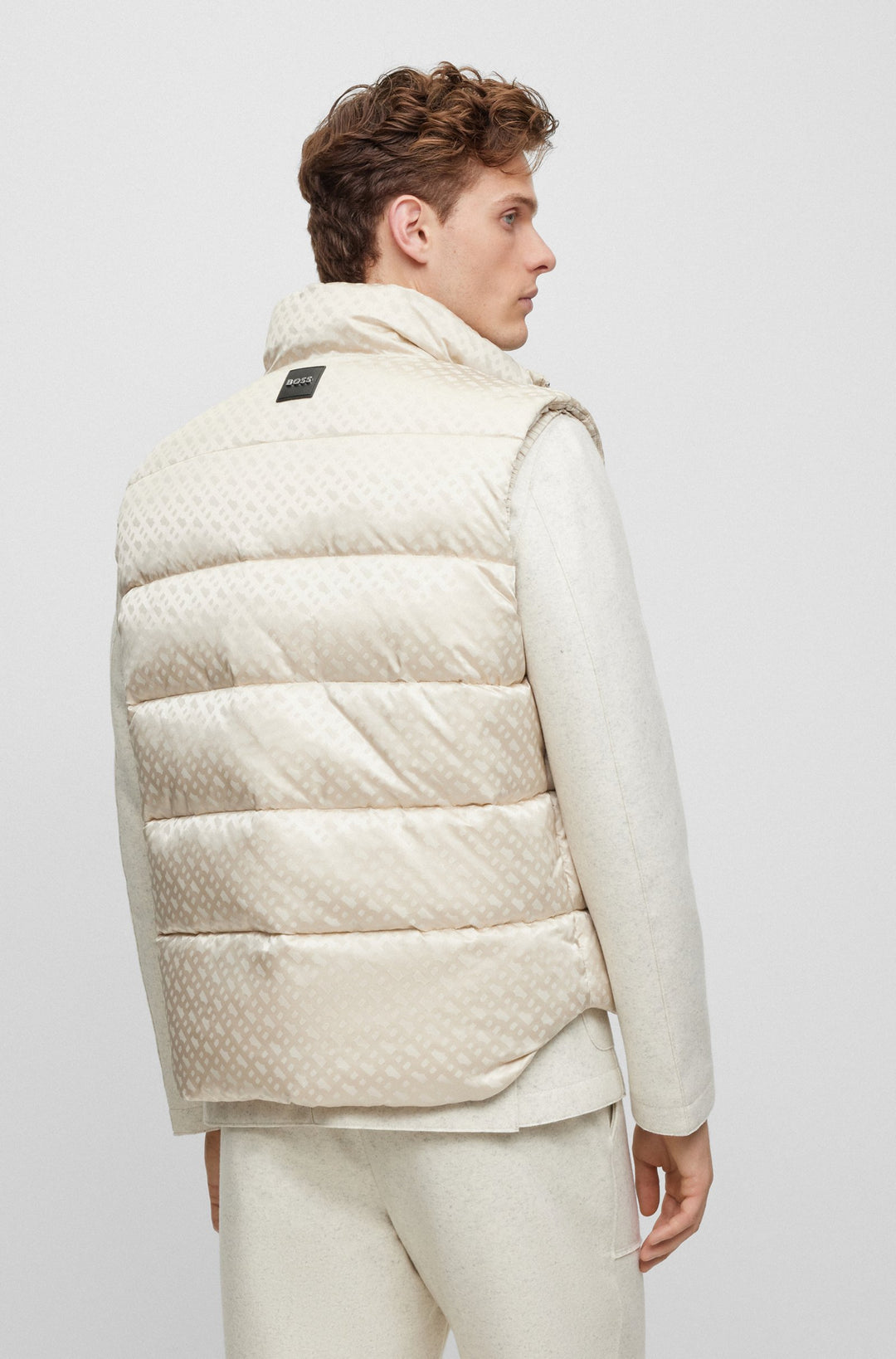 BOSS Regular Fit Vests in Nylon - CLONO 10250944 01-50497772- Concorde Fashion#color_white-131