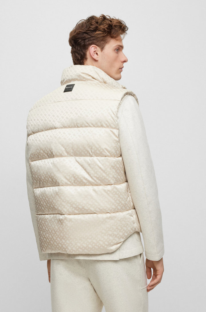 BOSS Regular Fit Vests in Nylon - CLONO 10250944 01-50497772- Concorde Fashion#color_white-131