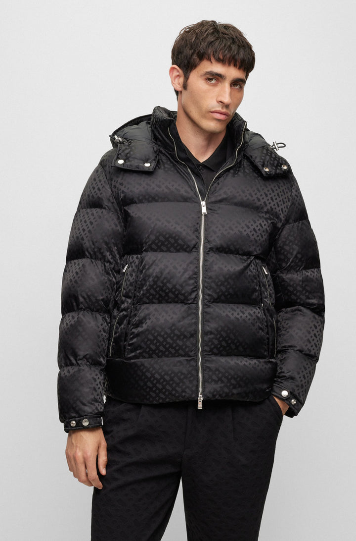 BOSS Relaxed Fit Casual Jackets in Nylon - CORBINIAN1 10250944 01-50499813- Concorde Fashion#color_black-001