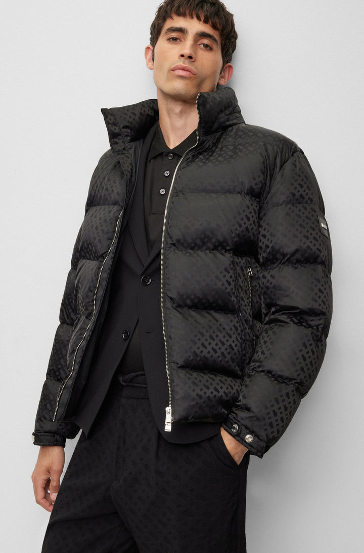 BOSS Relaxed Fit Casual Jackets in Nylon - CORBINIAN1 10250944 01-50499813- Concorde Fashion#color_black-001