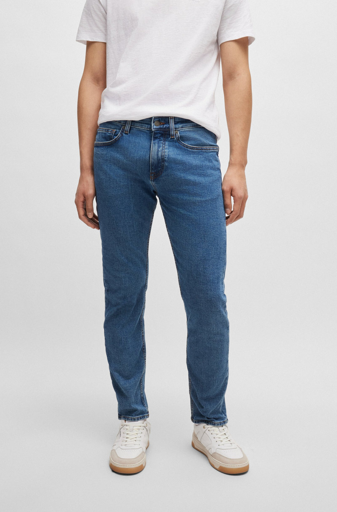 BOSS Jeans Slim Fit in Cotton Mix - DELAWARE BO 10251068 01-50520954- Concorde Fashion#color_blue-428