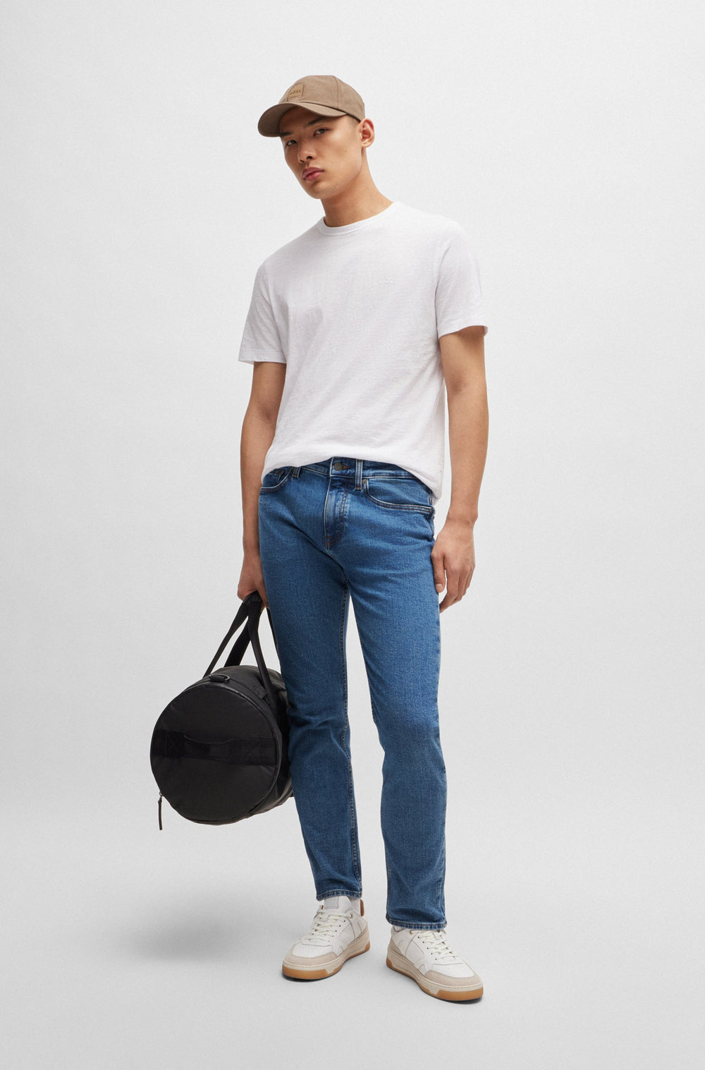 BOSS Jeans Slim Fit in Cotton Mix - DELAWARE BO 10251068 01-50520954- Concorde Fashion#color_blue-428