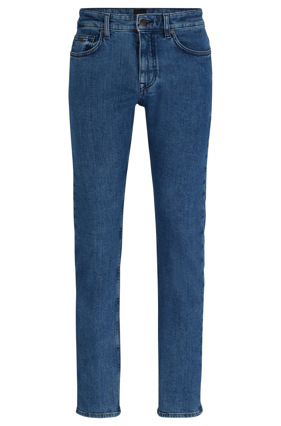 BOSS Slim Fit Jeans in Cotton Mix - DELAWARE BC-C 10251068 02-50513479- Concorde Fashion#color_blue-421