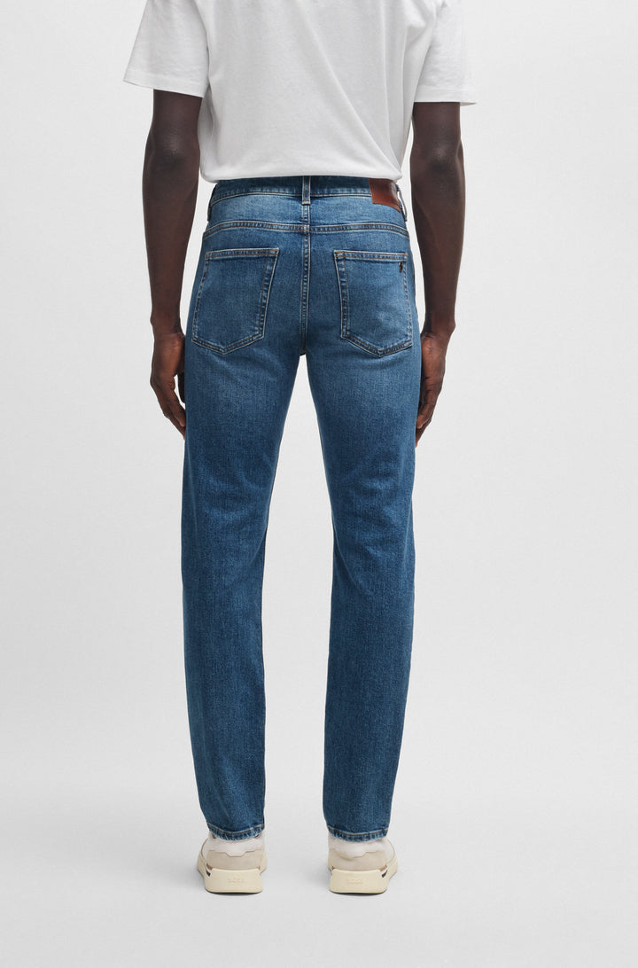 BOSS Jeans Slim Fit in Cotton Mix - DELAWARE BO 10251068 04-50532496- Concorde Fashion#color_blue-432