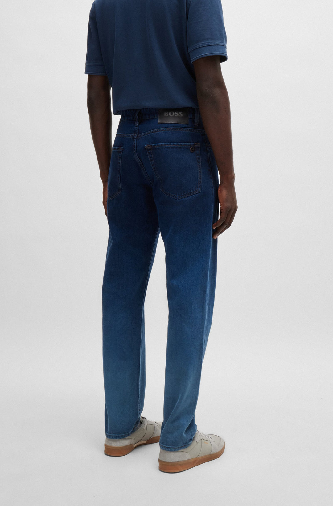 BOSS Jeans Regular Fit in Cotton - RE.MAINE BO-BF 10251094 01-50521230- Concorde Fashion#color_navy-407