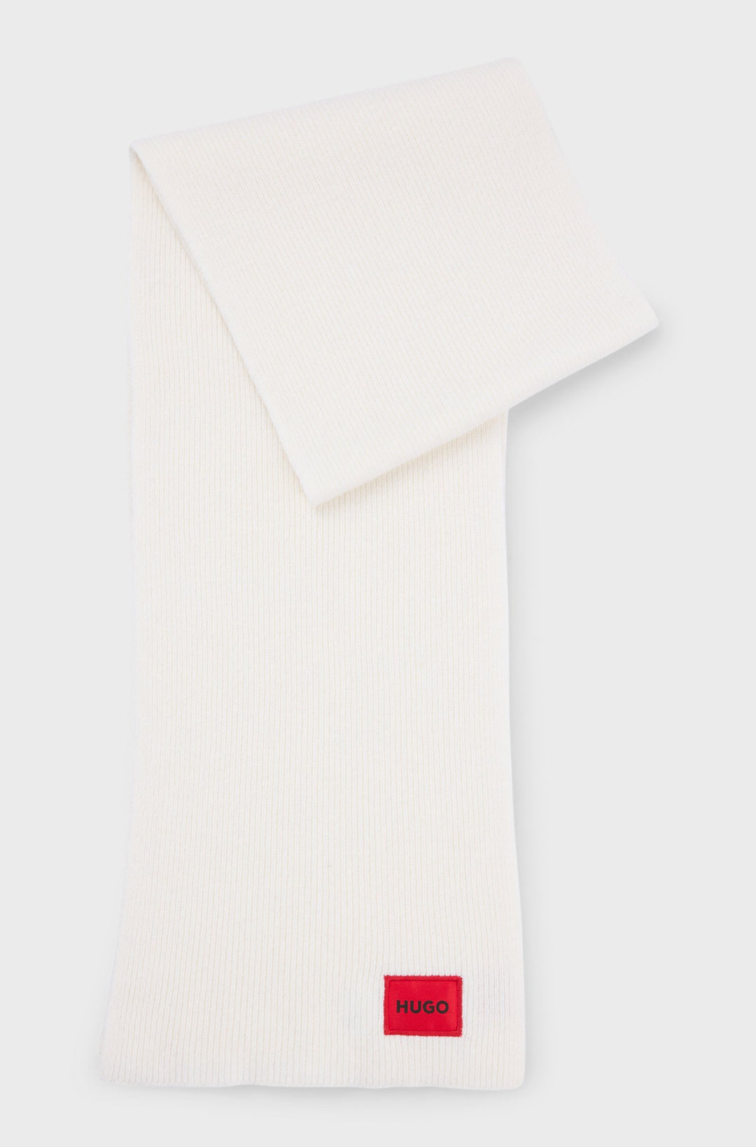 HUGO Scarves  in Wool Mix - ZAFF 6 10251113 01-50496020- Concorde Fashion#color_white-101