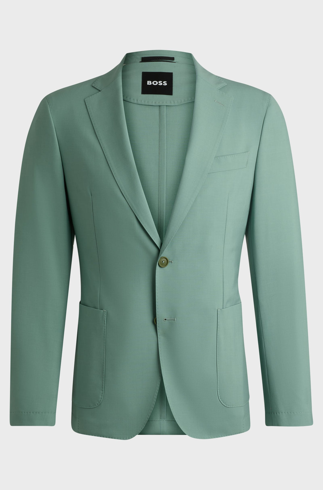 BOSS Blazers Slim Fit in Wool Mix - P-HANRY-MDL-WG-243 10251187 01-50521547- Concorde Fashion#color_green-373