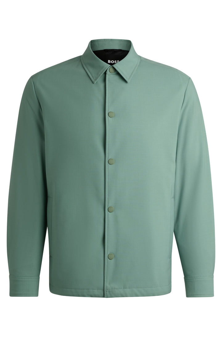 BOSS Blazers Relaxed Fit in Wool Mix - P-CARPER-COACH-P-243 10251187 01-50521571- Concorde Fashion#color_green-373