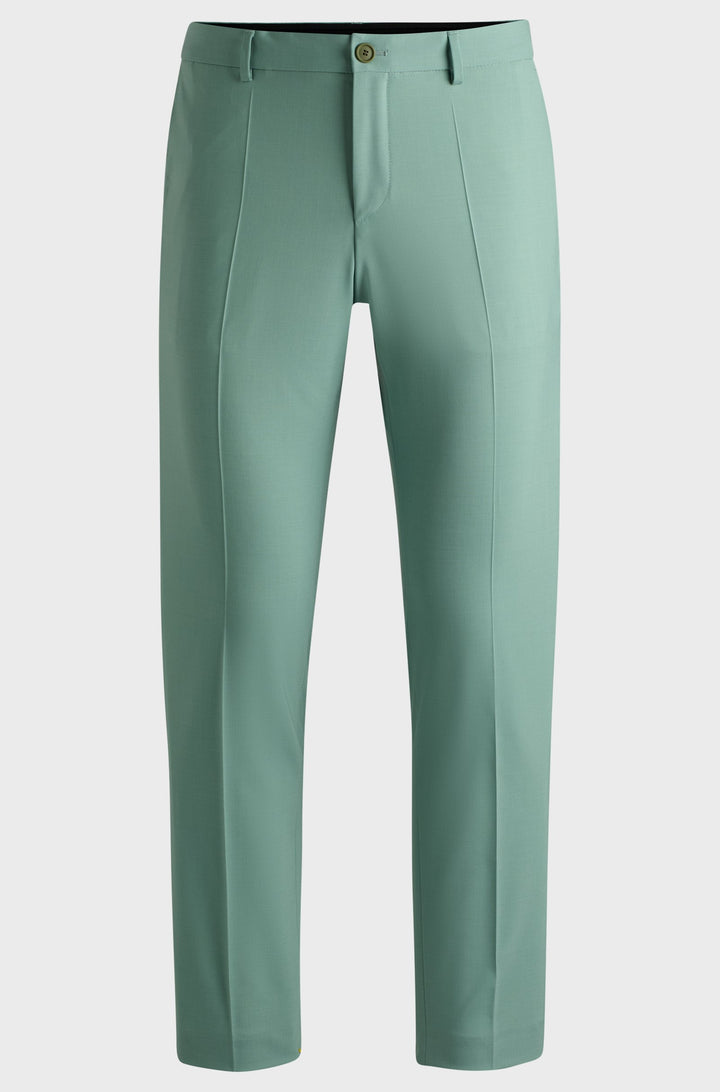 BOSS Trousers Modern Fit in Wool Mix - P-GENIUS-CW-WG-243 10251187 01-50521573- Concorde Fashion#color_green-373