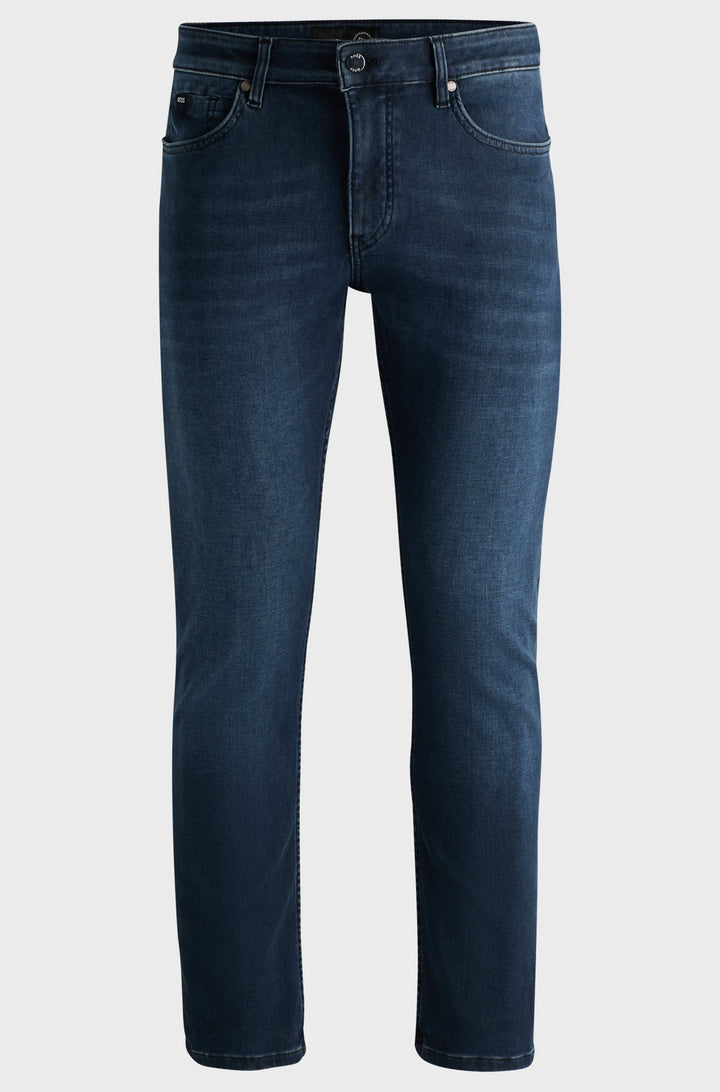 BOSS Jeans Slim Fit in Cotton Mix - P-DELAWARE 10251320 01-50527044- Concorde Fashion#color_navy-411