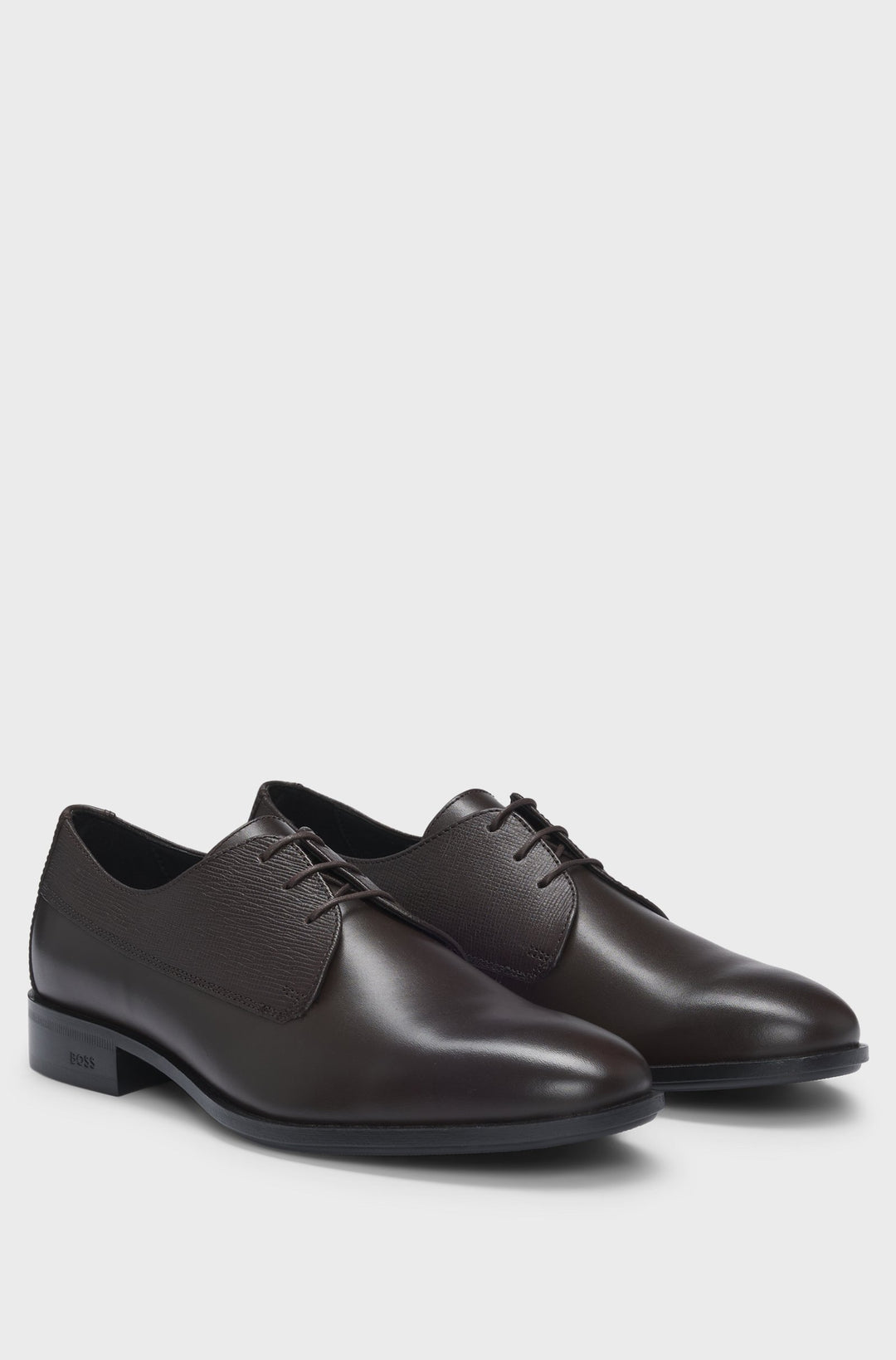 BOSS Formal Shoes Standard Sole in Leather - COLBY_DERB_LTPRZLT 10251501 01-50523041- Concorde Fashion#color_brown-201