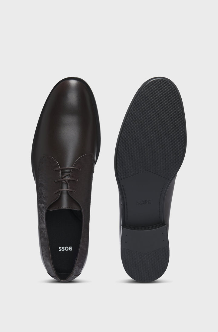 BOSS Formal Shoes Standard Sole in Leather - COLBY_DERB_LTPRZLT 10251501 01-50523041- Concorde Fashion#color_brown-201