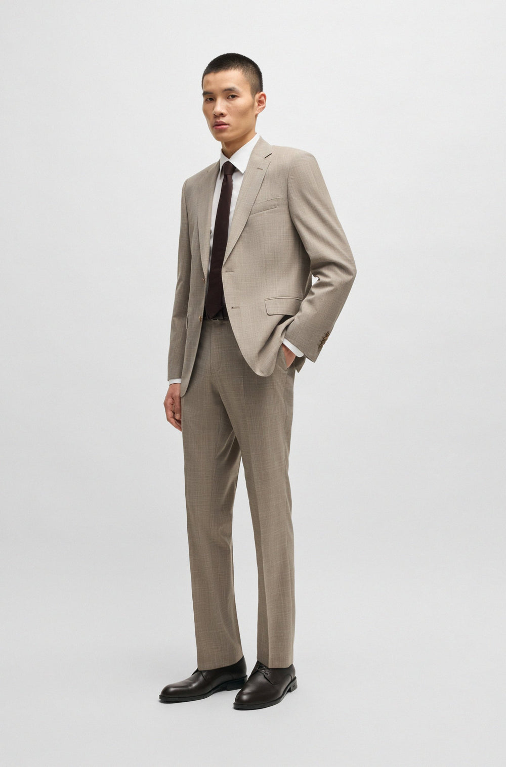 BOSS Formal Shoes  - TAYIL_DERB_LTMXWV 50541716- Concorde Fashion#color_brown-201