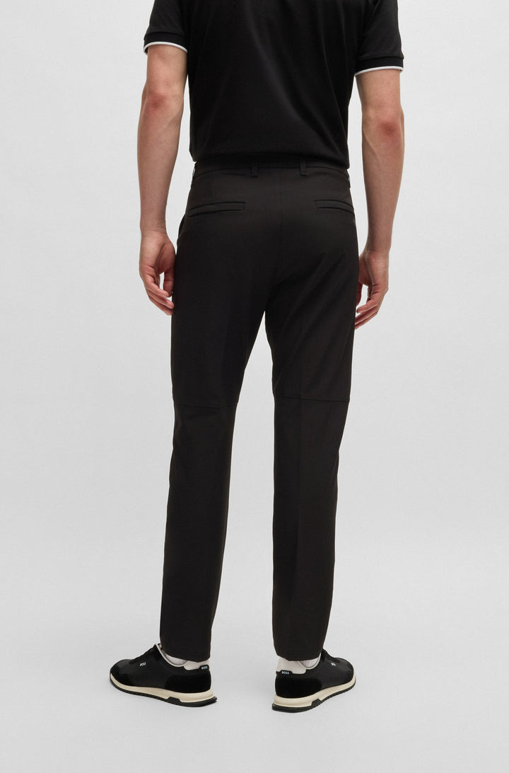 BOSS Trousers Regular Fit in Polyester Mix - T_COMMUTER-REG 10251562 01-50495487- Concorde Fashion#color_black-001