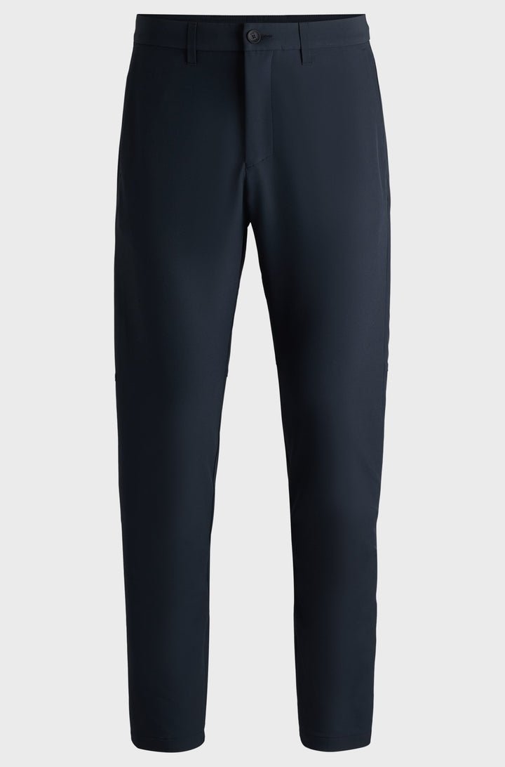 BOSS Trousers Regular Fit in Polyester Mix - T_COMMUTER-REG 10251562 01-50495487- Concorde Fashion#color_navy-402