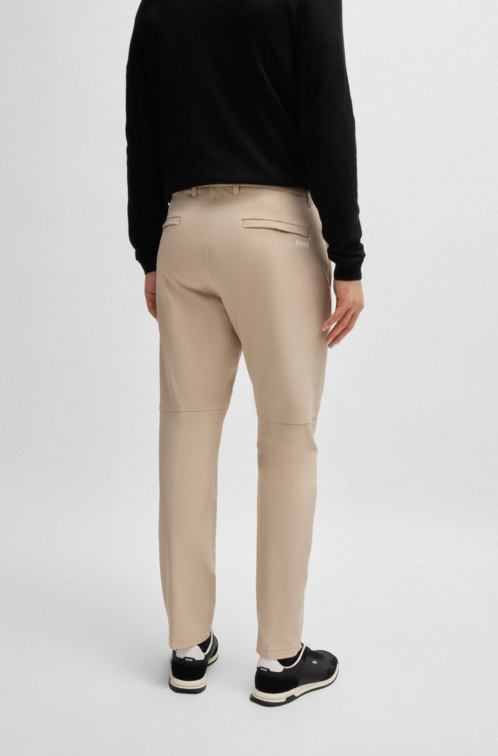 BOSS Trousers Regular Fit in Polyester Mix - T_COMMUTER-REG 10251562 01-50495487- Concorde Fashion#color_beige-269