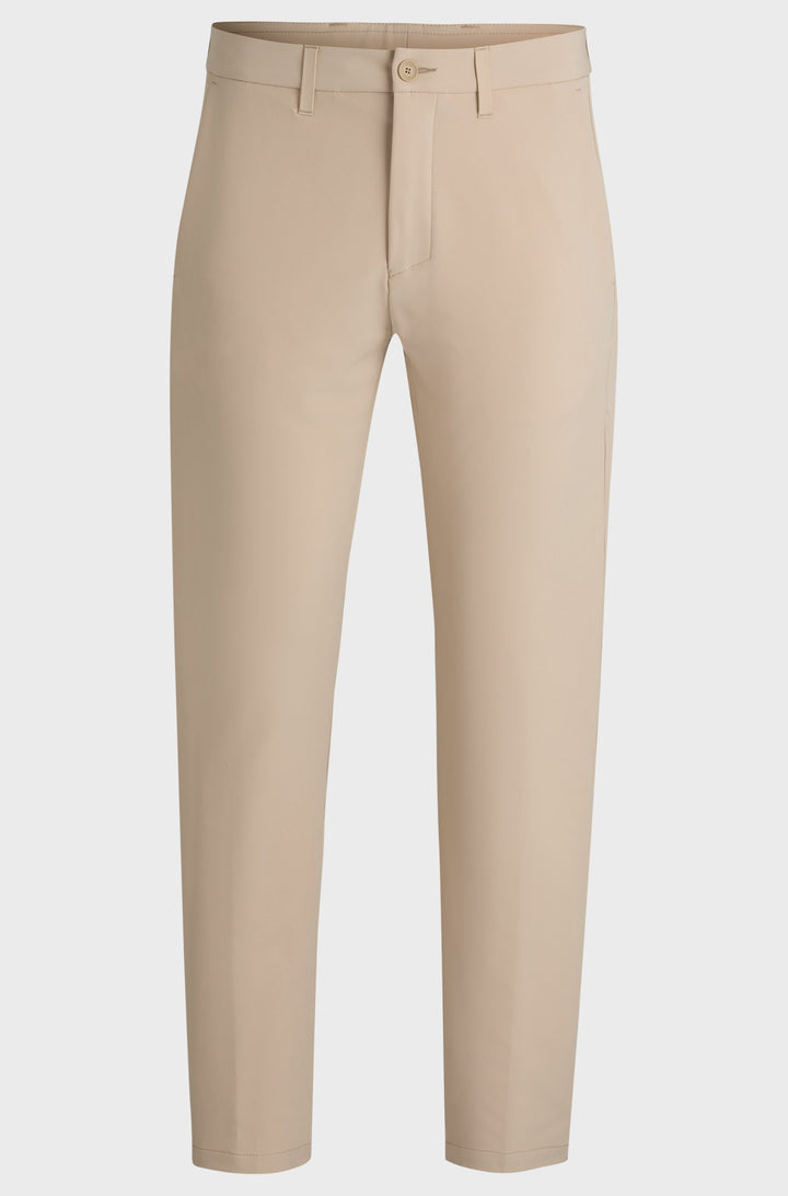 BOSS Trousers Regular Fit in Polyester Mix - T_COMMUTER-REG 10251562 01-50495487- Concorde Fashion#color_beige-269