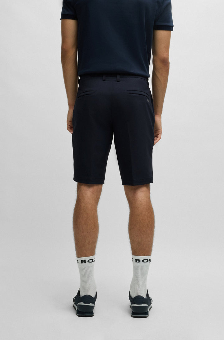 BOSS Shorts Slim Fit in Polyester Mix - S_COMMUTER 10251562 01-50504392- Concorde Fashion#color_navy-402