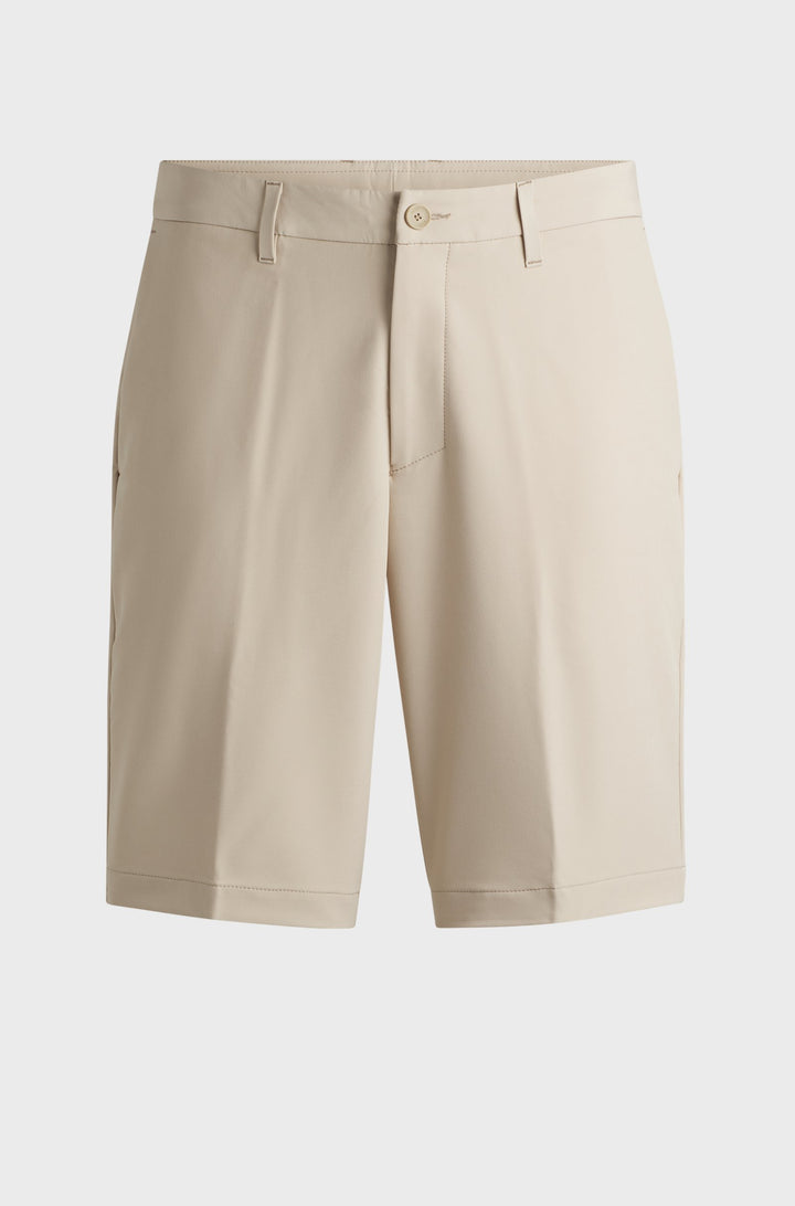 BOSS Shorts Slim Fit in Polyester Mix - S_COMMUTER 10251562 01-50504392- Concorde Fashion#color_beige-269