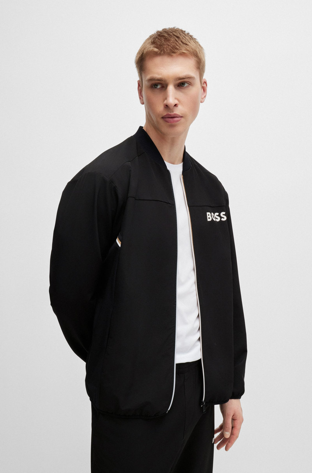 BOSS Casual Jackets  in Polyester Mix - TR_TRATTEO 2 10251562 01-50519323- Concorde Fashion#color_black-001