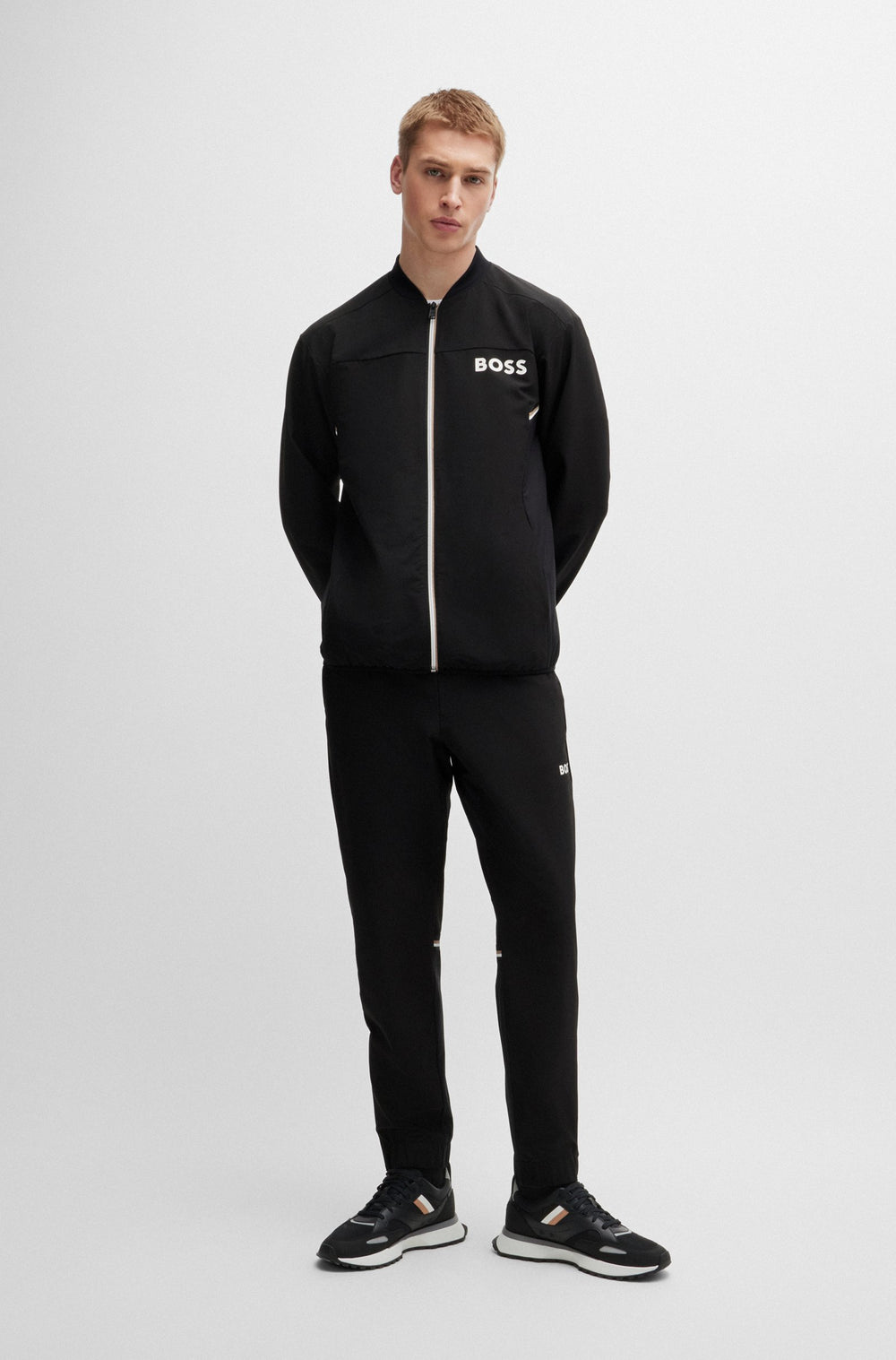 BOSS Casual Jackets  in Polyester Mix - TR_TRATTEO 2 10251562 01-50519323- Concorde Fashion#color_black-001