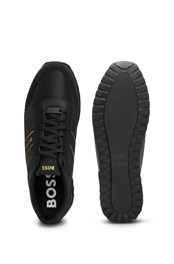 BOSS Sneakers  in Polyester - PARKOUR-L_RUNN_RSMX 10252156 01-50529533- Concorde Fashion#color_black-007