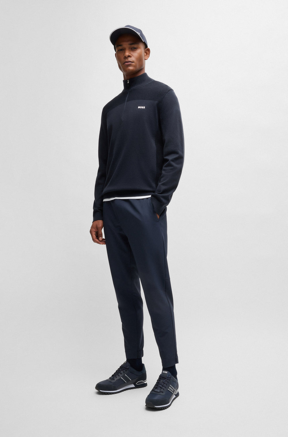 BOSS Sneakers  in Polyester - PARKOUR-L_RUNN_RSMX 10252156 01-50529533- Concorde Fashion#color_navy-402