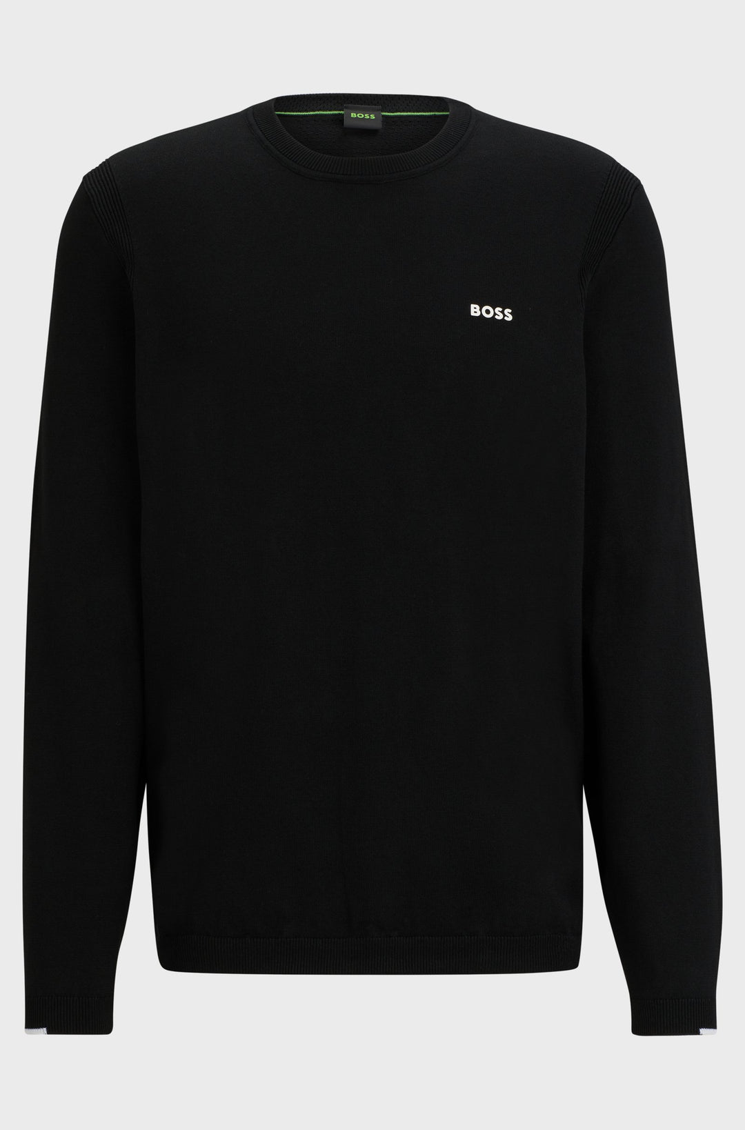 BOSS Sweaters Regular Fit in Cotton Mix - EVER-X_CN 10252215 01-50498539- Concorde Fashion#color_black-001
