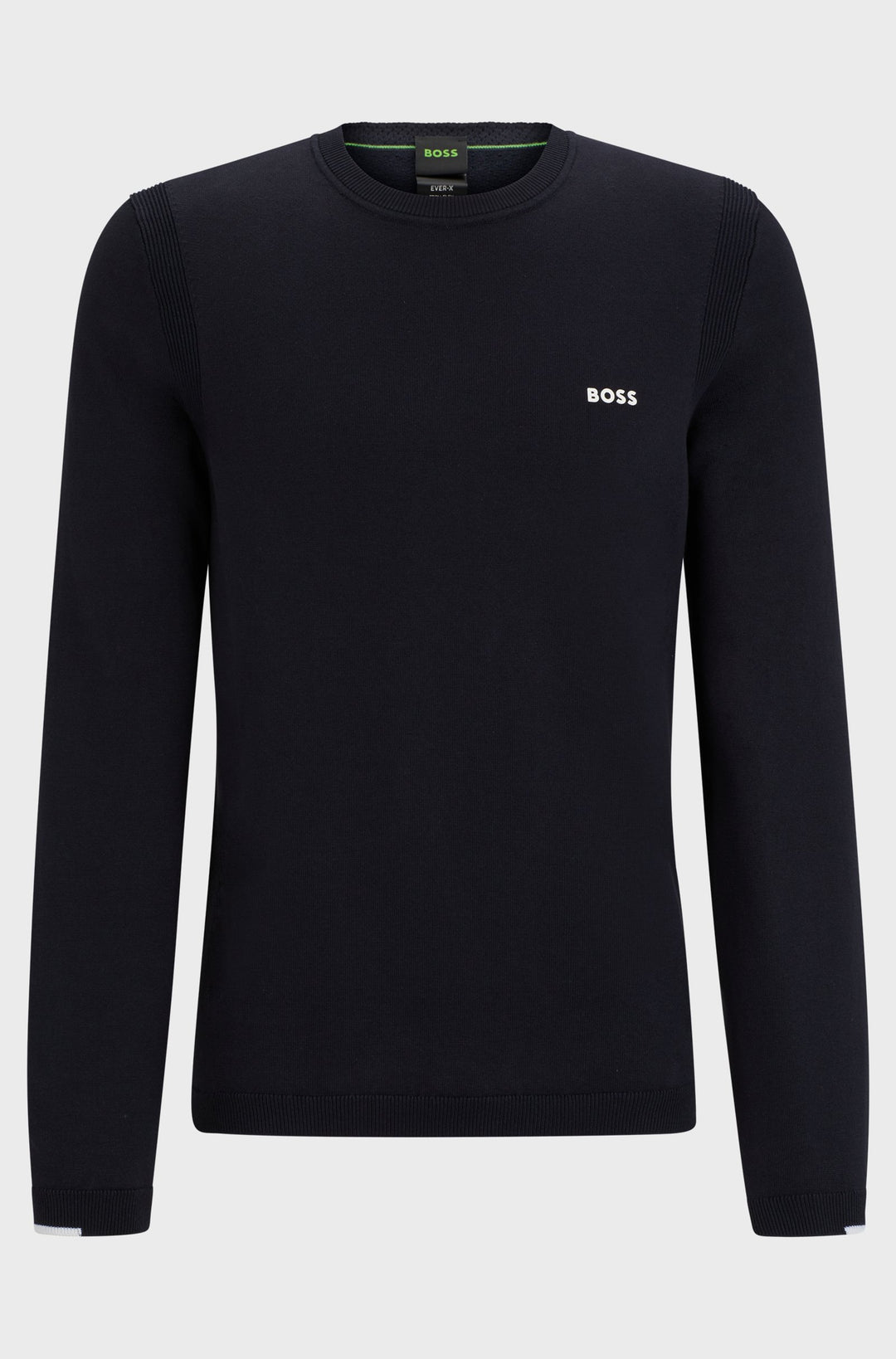 BOSS Sweaters Regular Fit in Cotton Mix - EVER-X_CN 10252215 01-50498539- Concorde Fashion#color_navy-402
