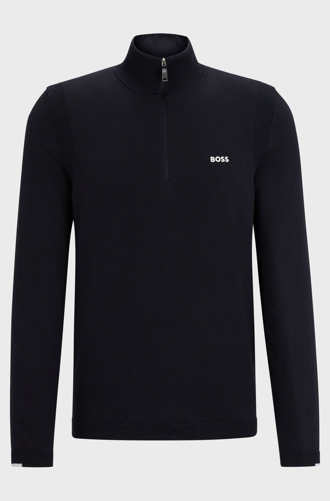 BOSS Sweaters Regular Fit in Cotton Mix - EVER-X_QZ 10252221 01-50498518- Concorde Fashion#color_navy-402
