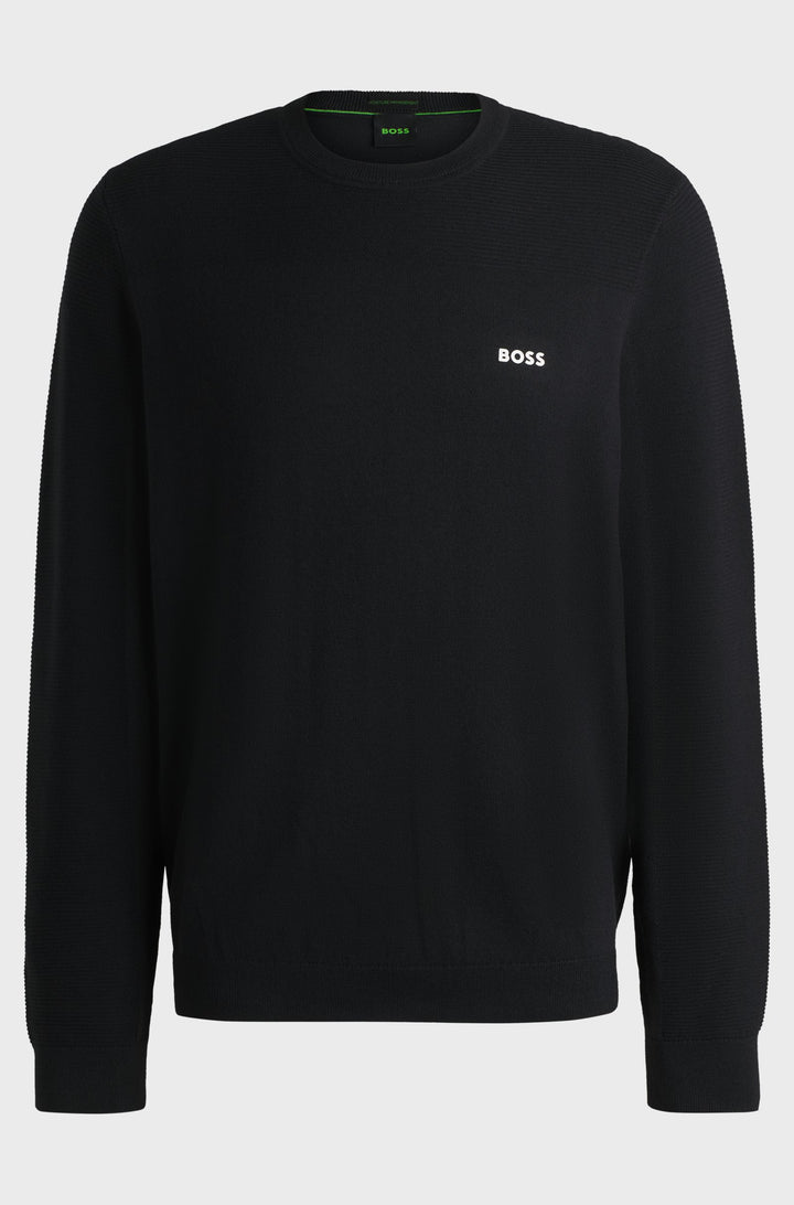 BOSS Sweaters Regular Fit in Polyester Mix - MOMENTUM-X_CN 10252232 01-50498559- Concorde Fashion#color_navy-402