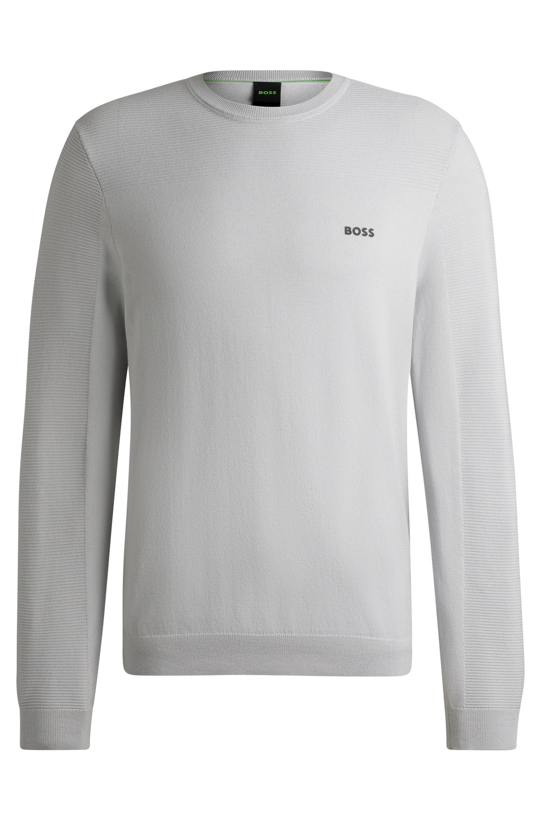 BOSS Sweaters Regular Fit in Polyester Mix - MOMENTUM-X_CN 10252232 01-50498559- Concorde Fashion#color_grey-054