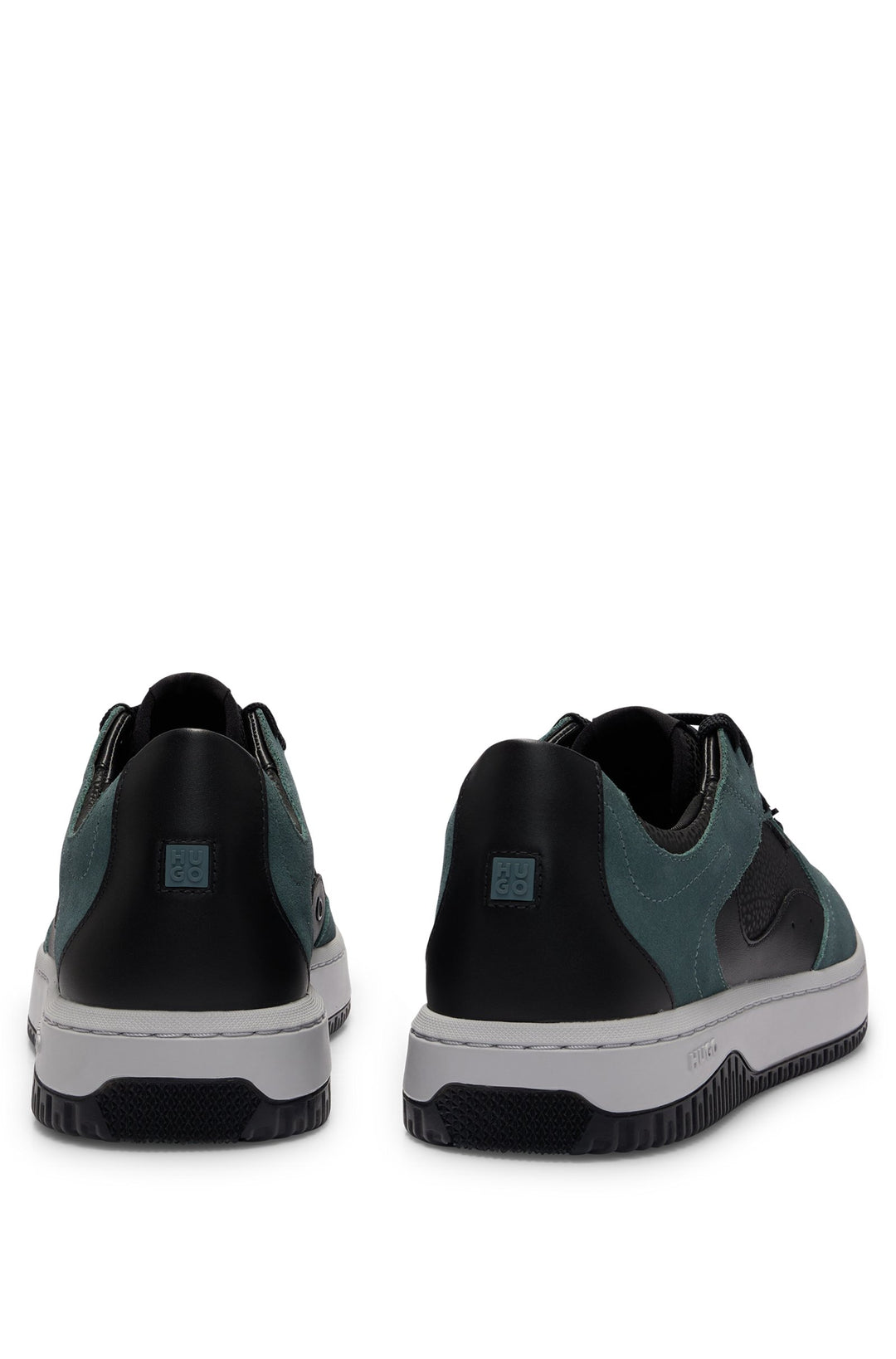 HUGO Standard Sole Sneakers in Leather - KILIAN_TENN_LTMX 10252262 01-50510207- Concorde Fashion#color_black-003