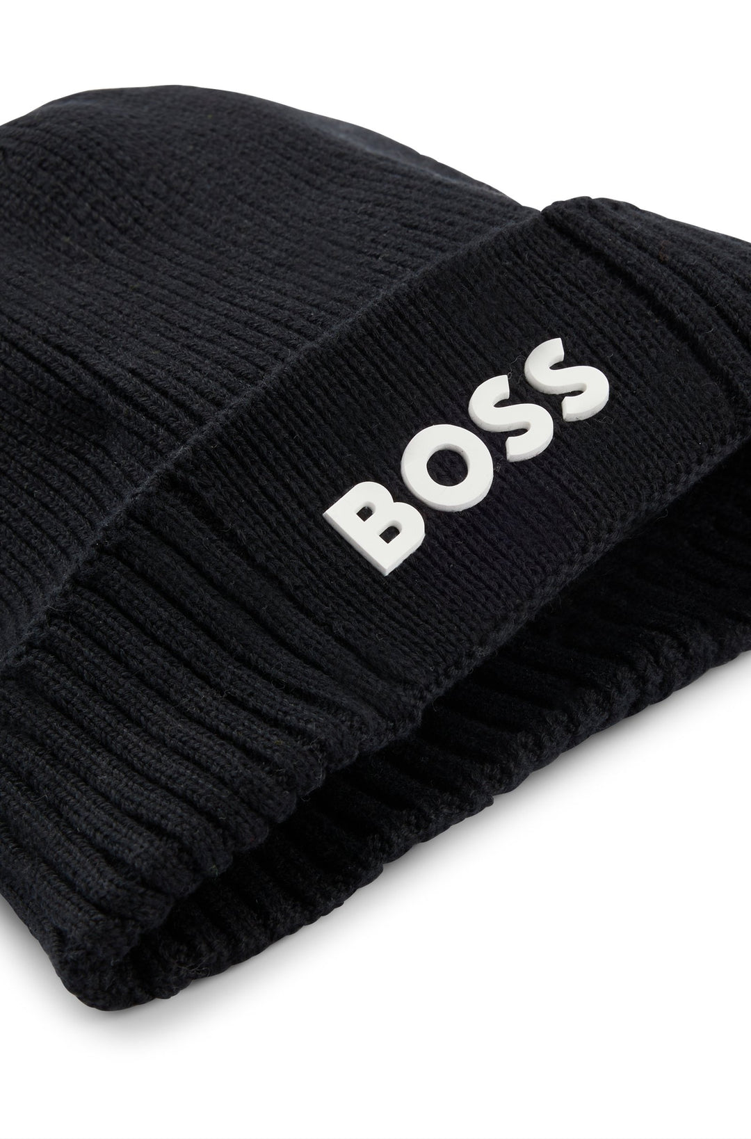 BOSS Hats  in Cotton Mix - ASIC_BEANIE-X 10252483 01-50499423- Concorde Fashion#color_black-001